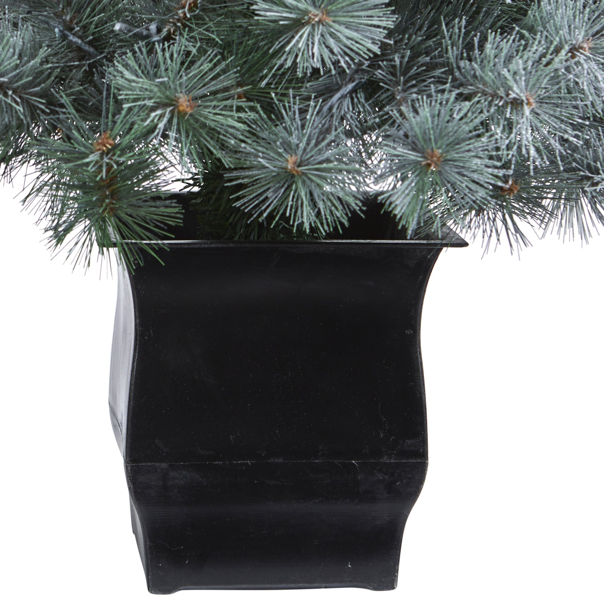 4' Snowy Mountain Pine Artificial Christmas Tree w 150 LED Lights