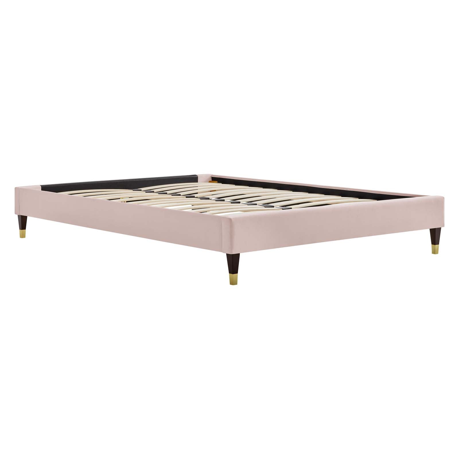 Elise Performance Velvet King Platform Bed by Modway