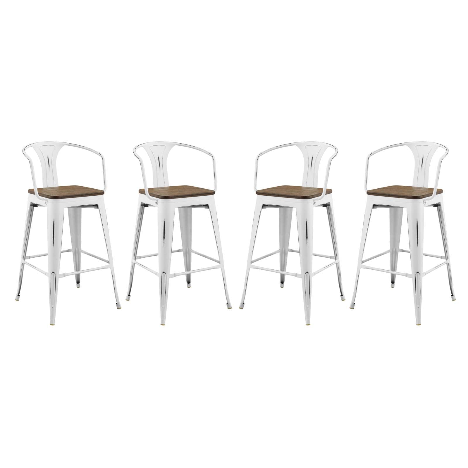 Promenade Bar Stool Set of 4 by Modway