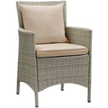 Conduit Outdoor Patio Wicker Rattan Dining Armchair by Modway