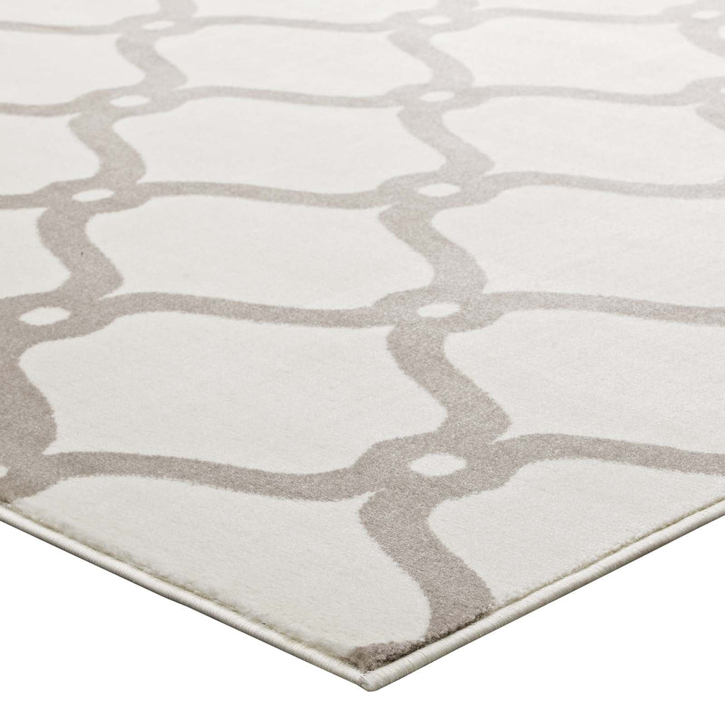 Beltara Chain Link Transitional Trellis 8x10 Area Rug by Modway