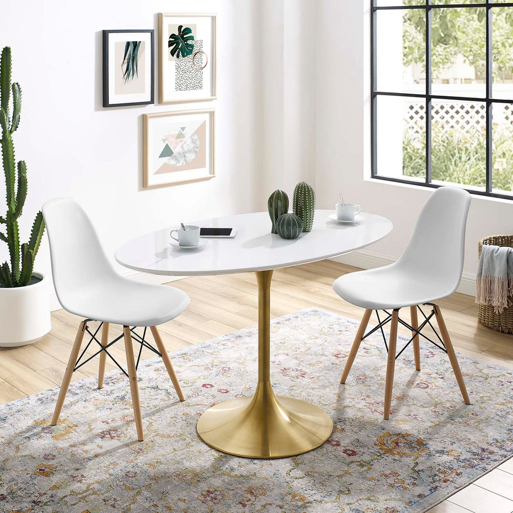 Lippa 48" Oval Wood Dining Table by Modway