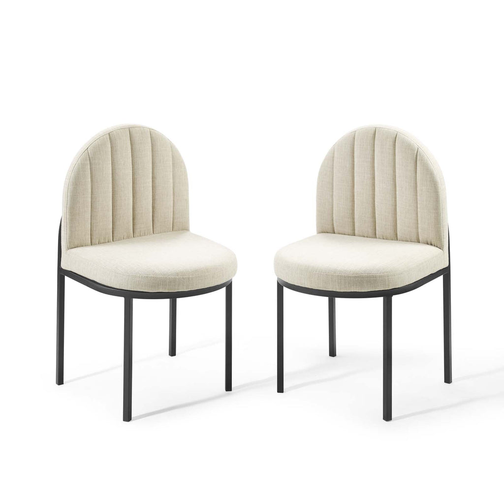 Isla Upholstered Fabric Dining Side Chair Set of 2 by Modway