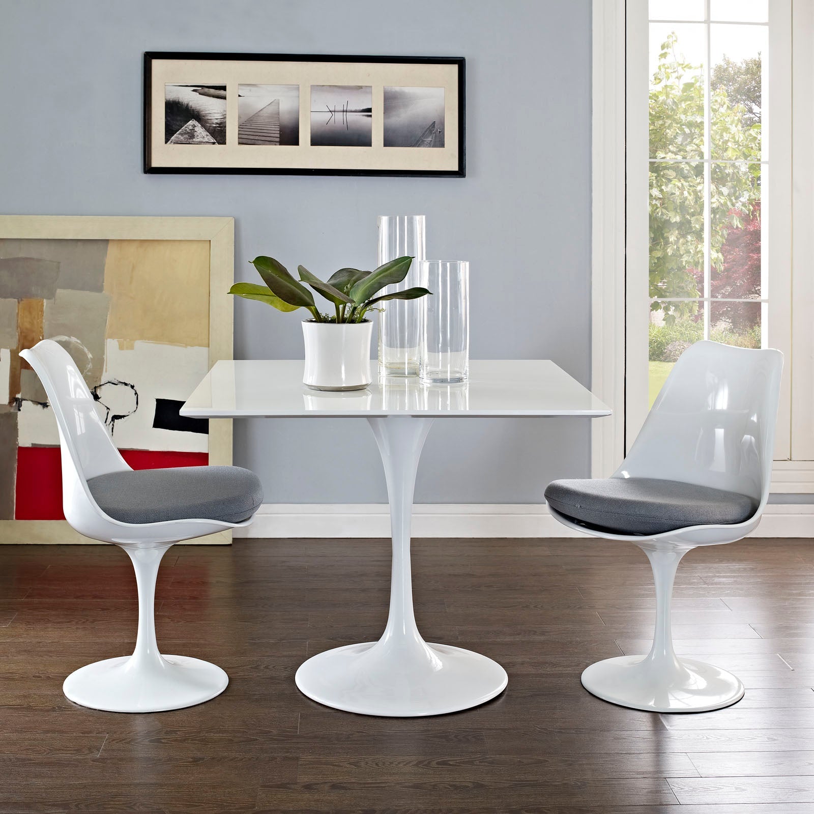 Lippa 36" Square Wood Dining Table by Modway