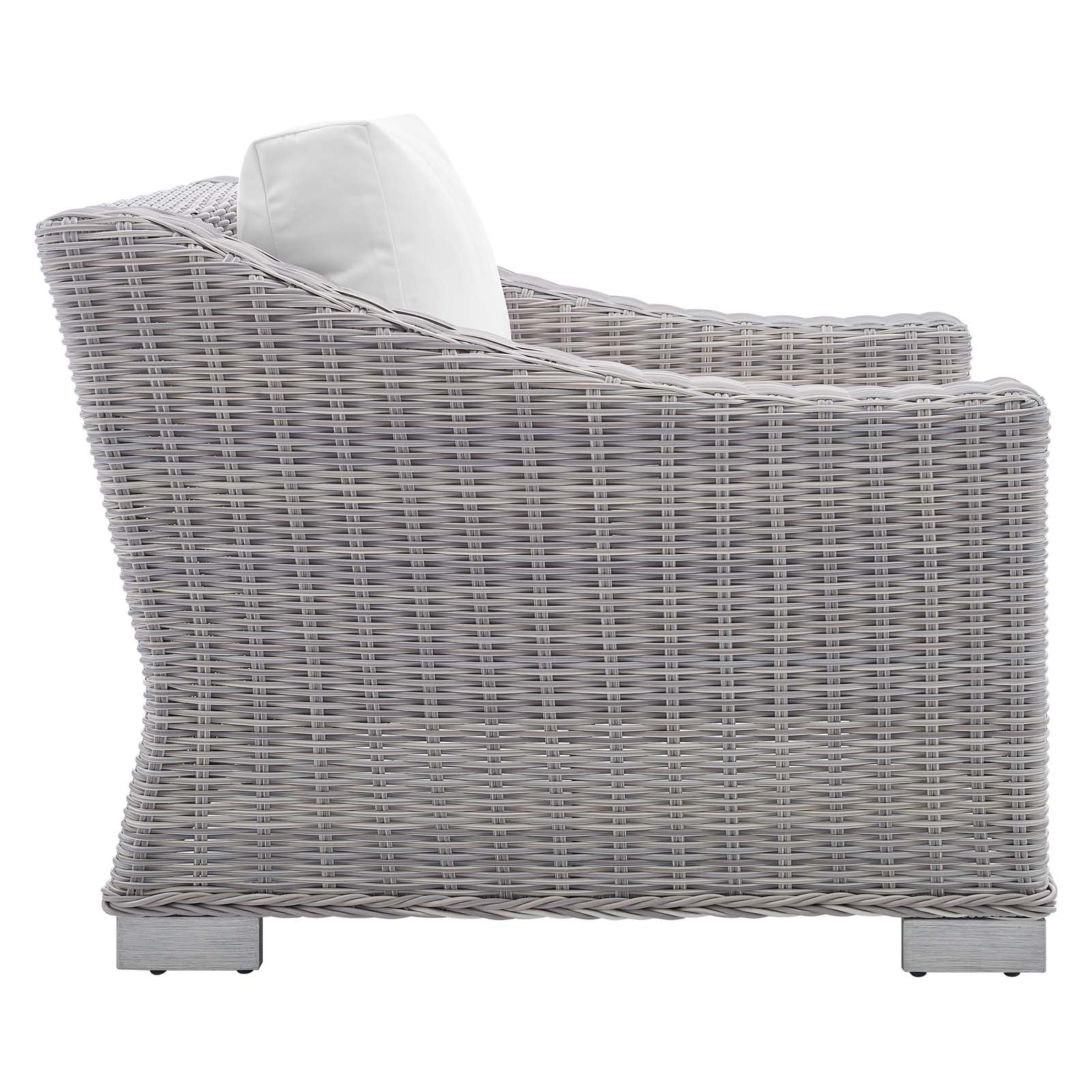 Conway 4-Piece Sunbrella¨ Outdoor Patio Wicker Rattan Furniture Set by Modway
