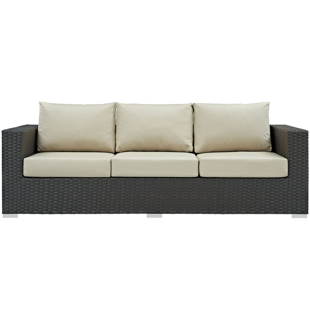 Sojourn Outdoor Patio Sunbrella¨ Sofa by Modway