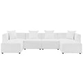 Saybrook 6-Piece Outdoor Patio Upholstered Sectional Sofa by Modway