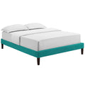 Tessie Fabric Queen Bed Frame with Squared Tapered Legs by Modway