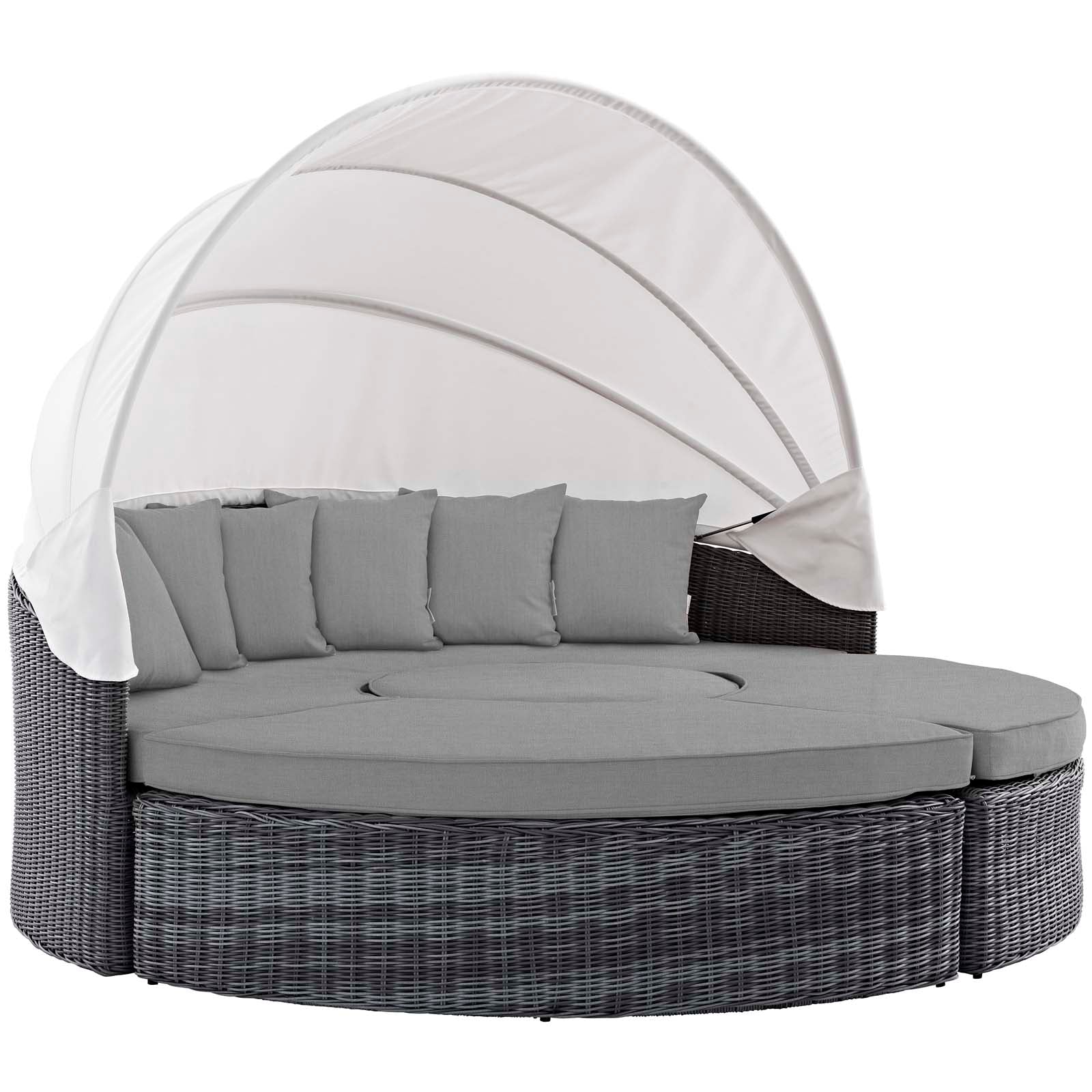 Summon Canopy Outdoor Patio Sunbrella¨ Daybed by Modway