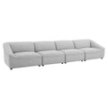 Comprise 4-Piece Sofa in Light Gray