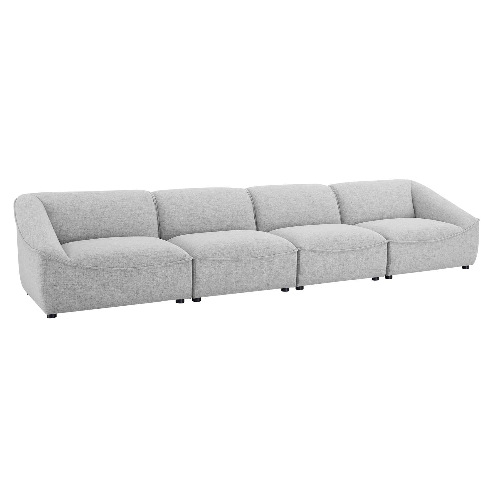 Comprise 4-Piece Sofa in Light Gray