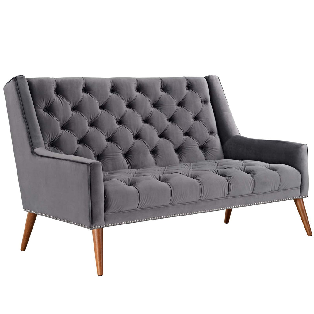 Peruse Performance Velvet Loveseat by Modway