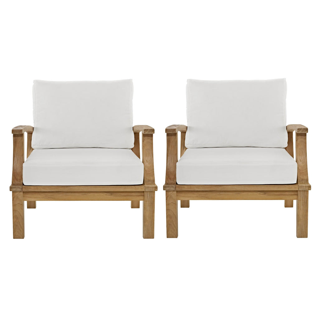Marina 2 Piece Outdoor Patio Teak Set by Modway