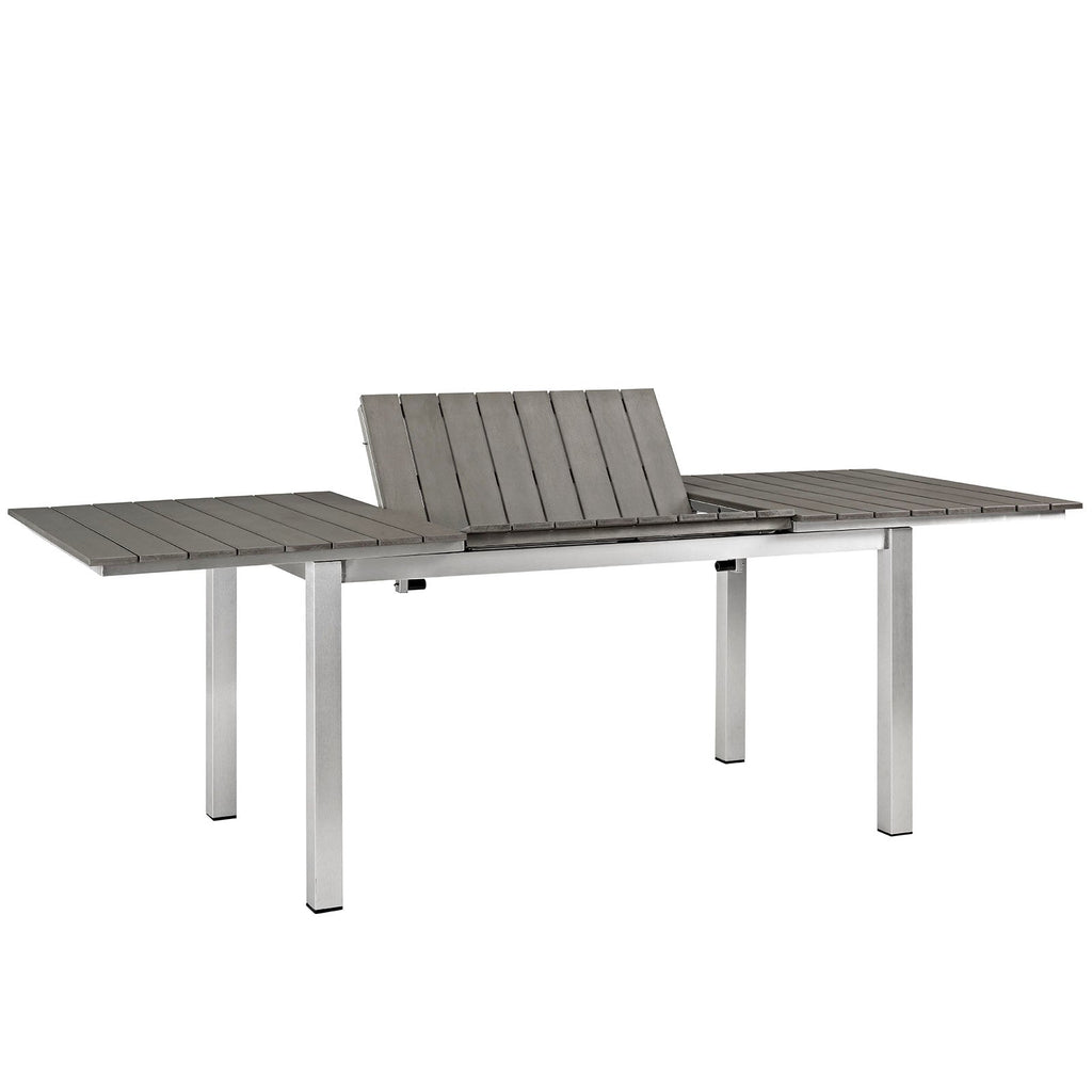 Shore Outdoor Patio Aluminum Dining Table by Modway