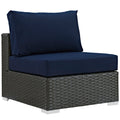 Sojourn Outdoor Patio Fabric Sunbrella¨ Armless by Modway