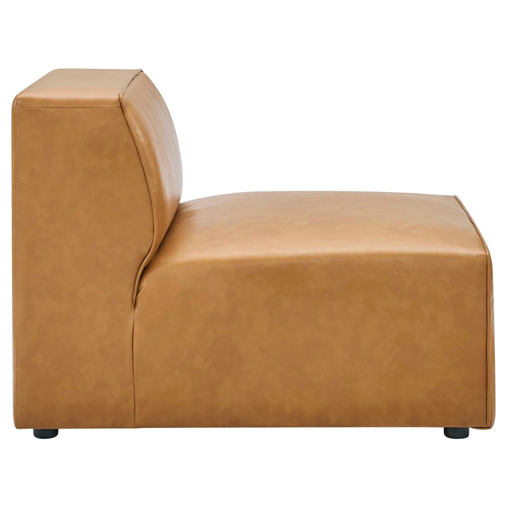 Mingle Vegan Leather Armless Chair by Modway