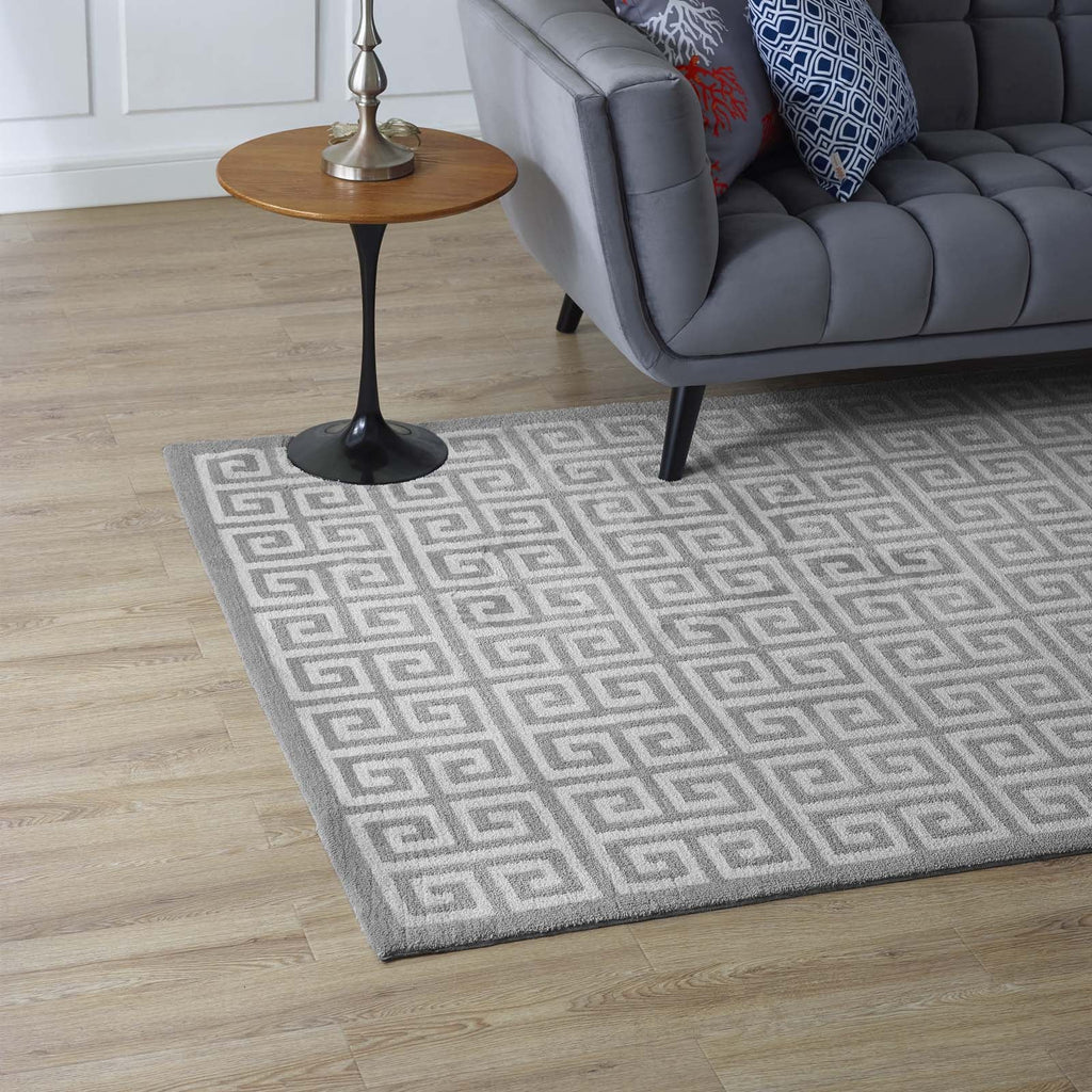 Freydis Greek Key 5x8 Area Rug by Modway