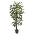 Nearly Natural 6' Bamboo Silk Tree (Green Trunks) 5294