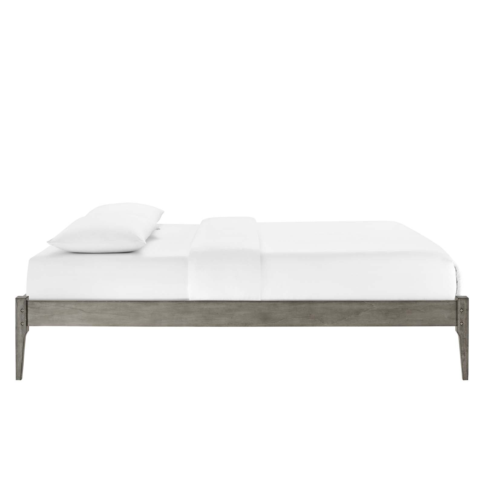 June Wood Full Platform Bed Frame by Modway