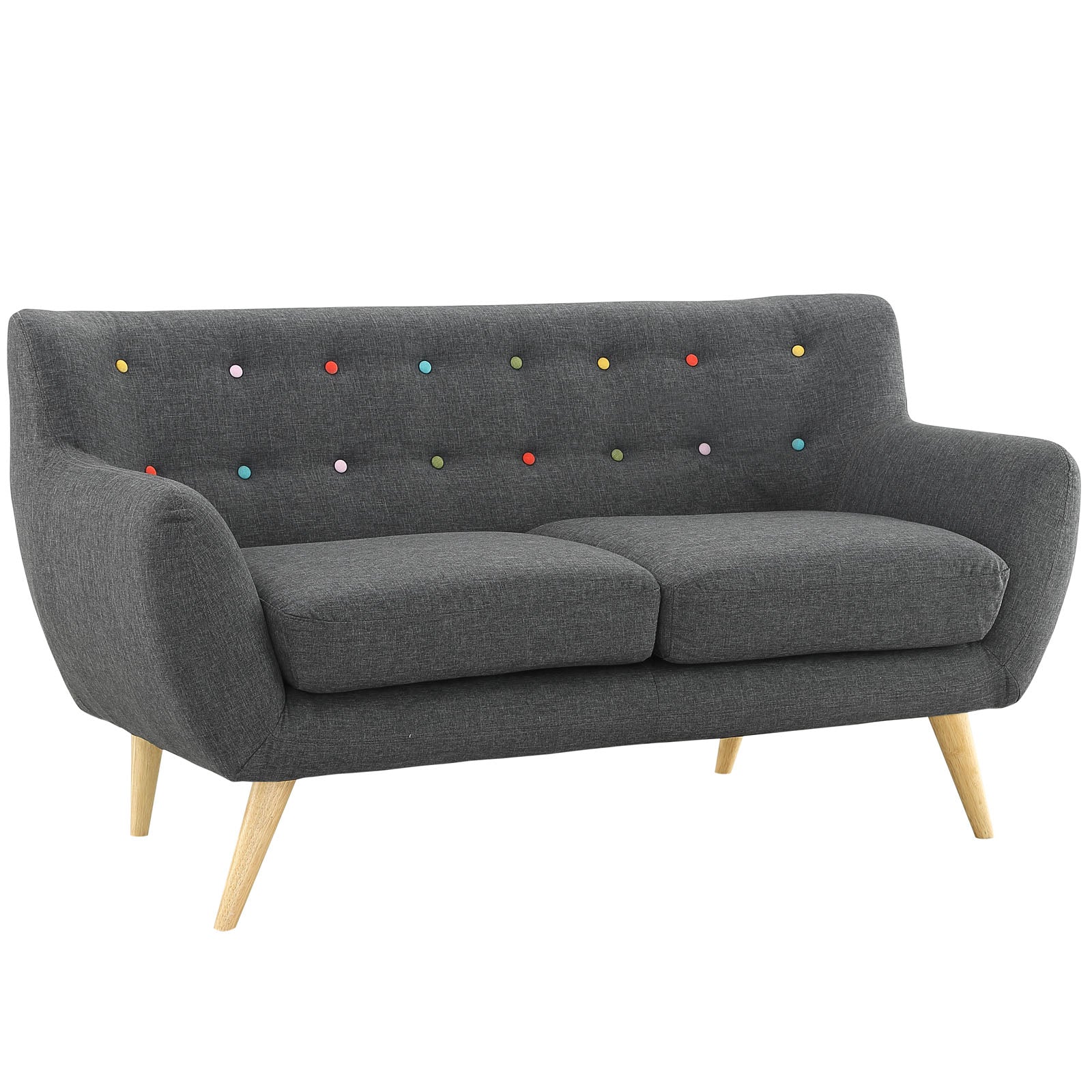 Remark Upholstered Fabric Loveseat by Modway