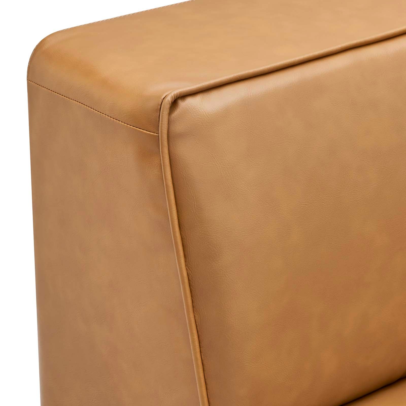 Mingle 7-Piece Vegan Leather Sectional Sofa by Modway