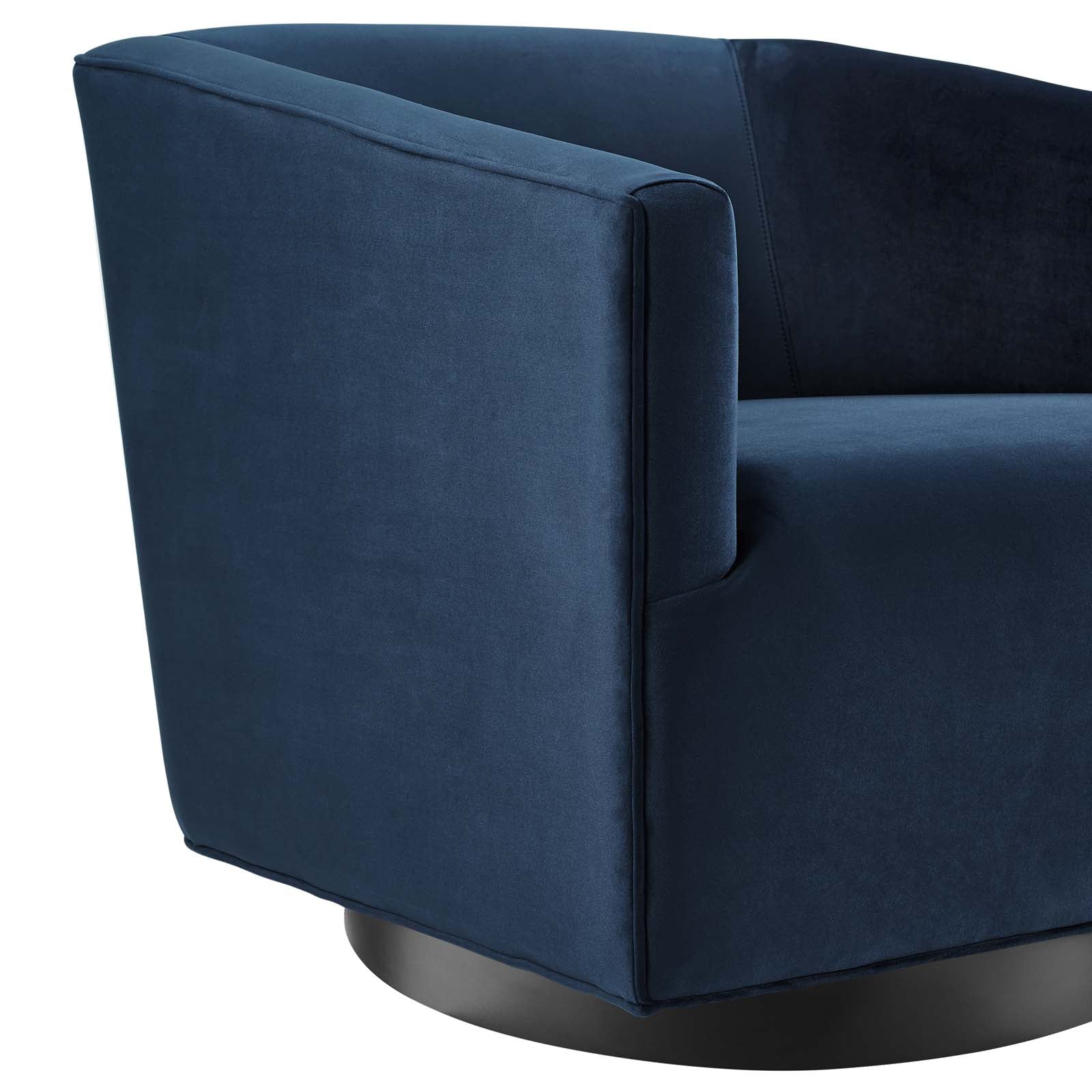 Twist Accent Lounge Performance Velvet Swivel Chair by Modway