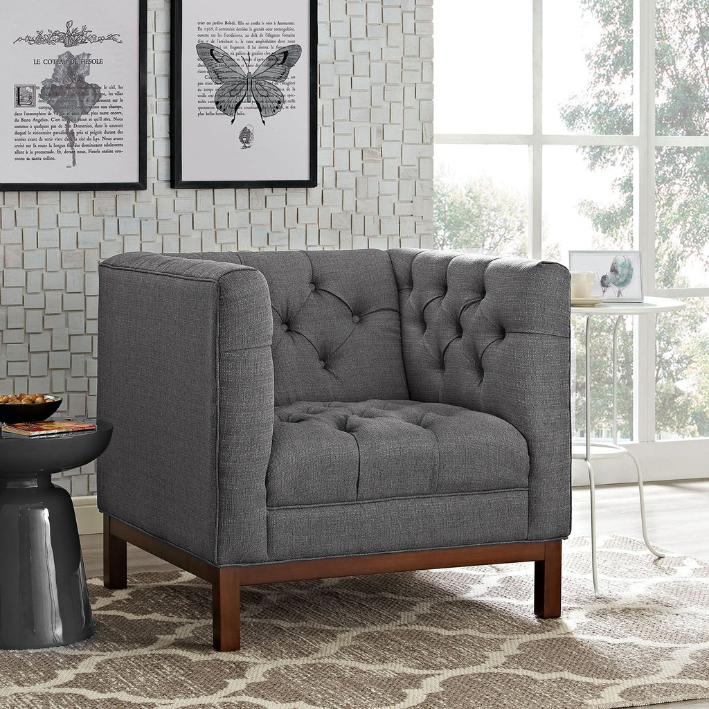 Panache Upholstered Fabric Armchair by Modway