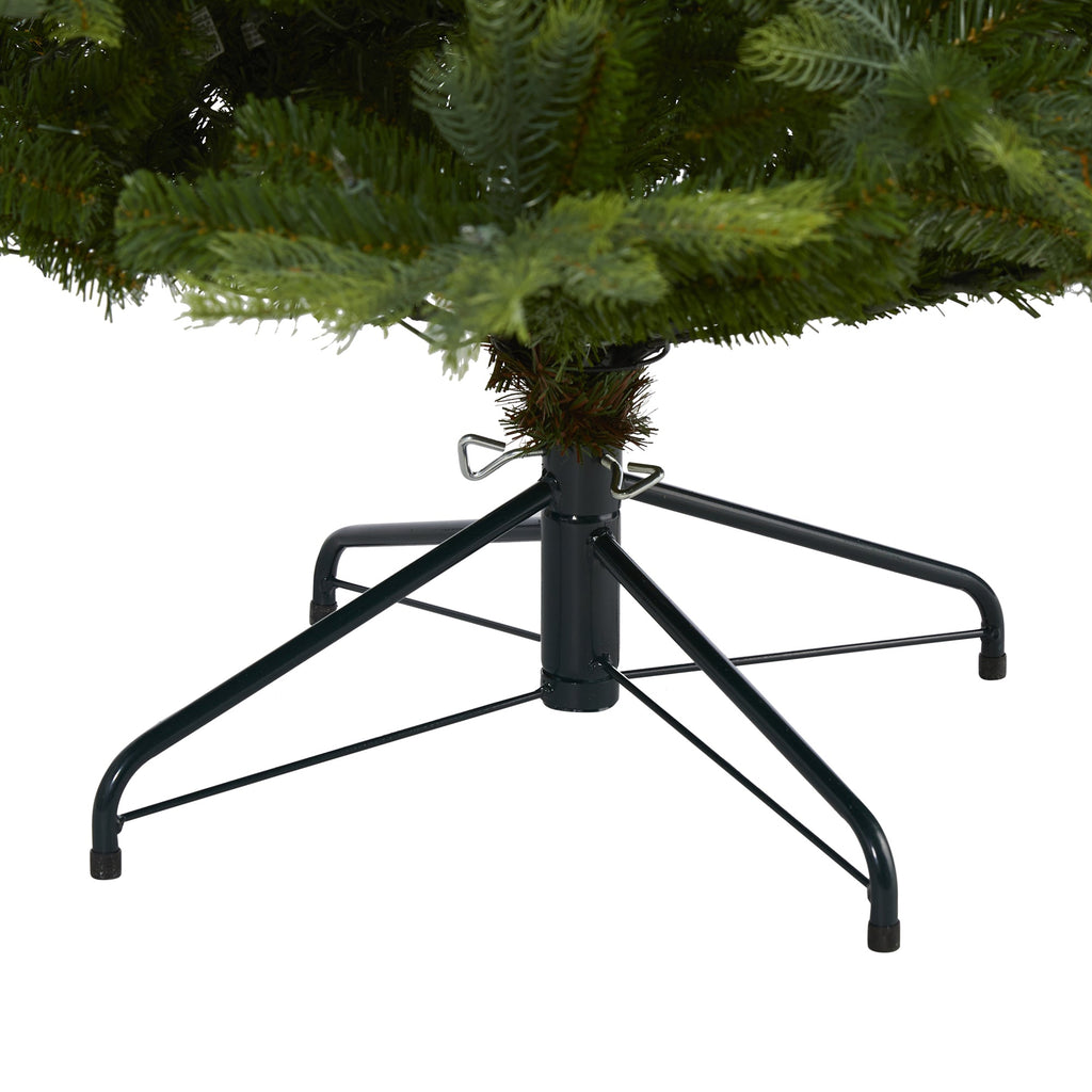 7' North Carolina Spruce Artificial Christmas Tree w 450 Clear Lights
