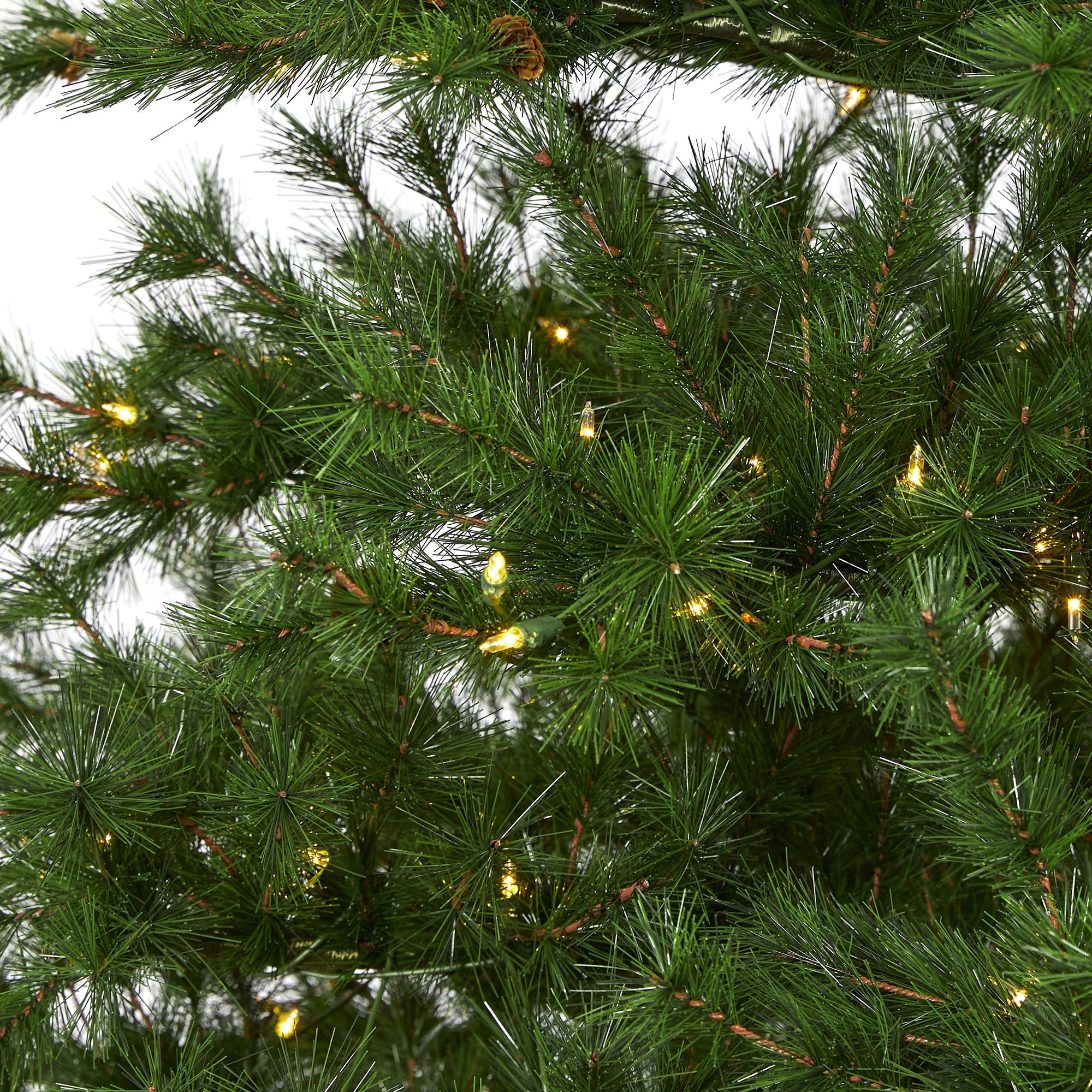 9' Colorado Mountain Pine Artificial Christmas Tree with 650 Clear Lights