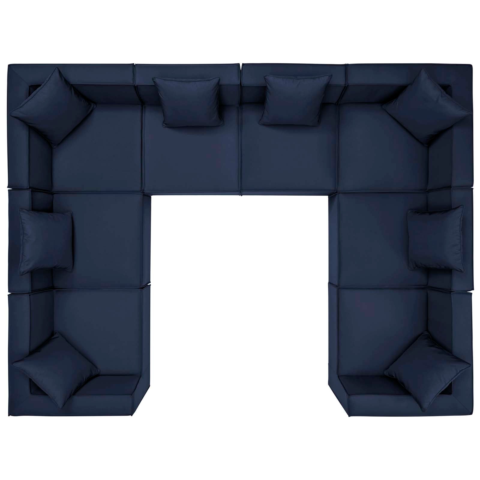 Saybrook 8-Piece Outdoor Patio Upholstered Sectional Sofa by Modway