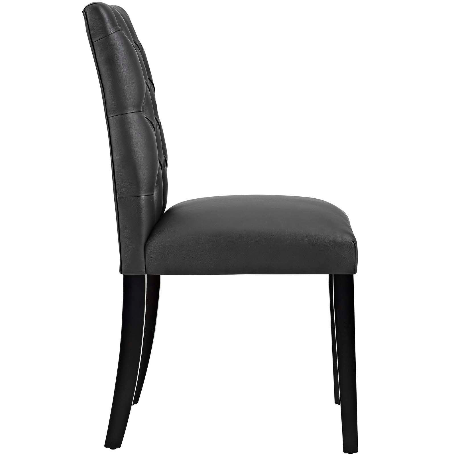 Duchess Vinyl Dining Chair Set of 2 by Modway