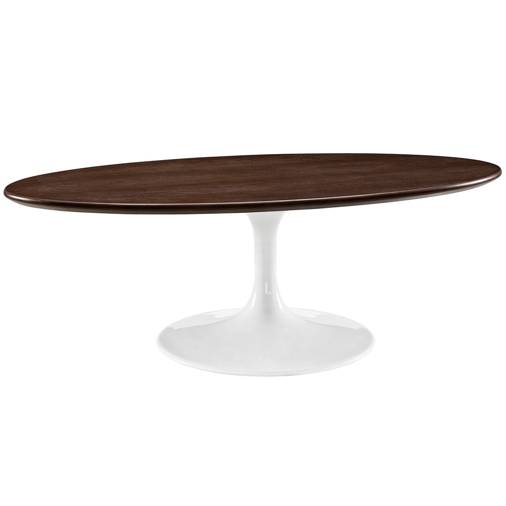 Lippa 48" Oval Wood Coffee Table by Modway
