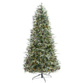 7.5' Snowed Tipped Clermont Mixed Pine Artificial Christmas Tree