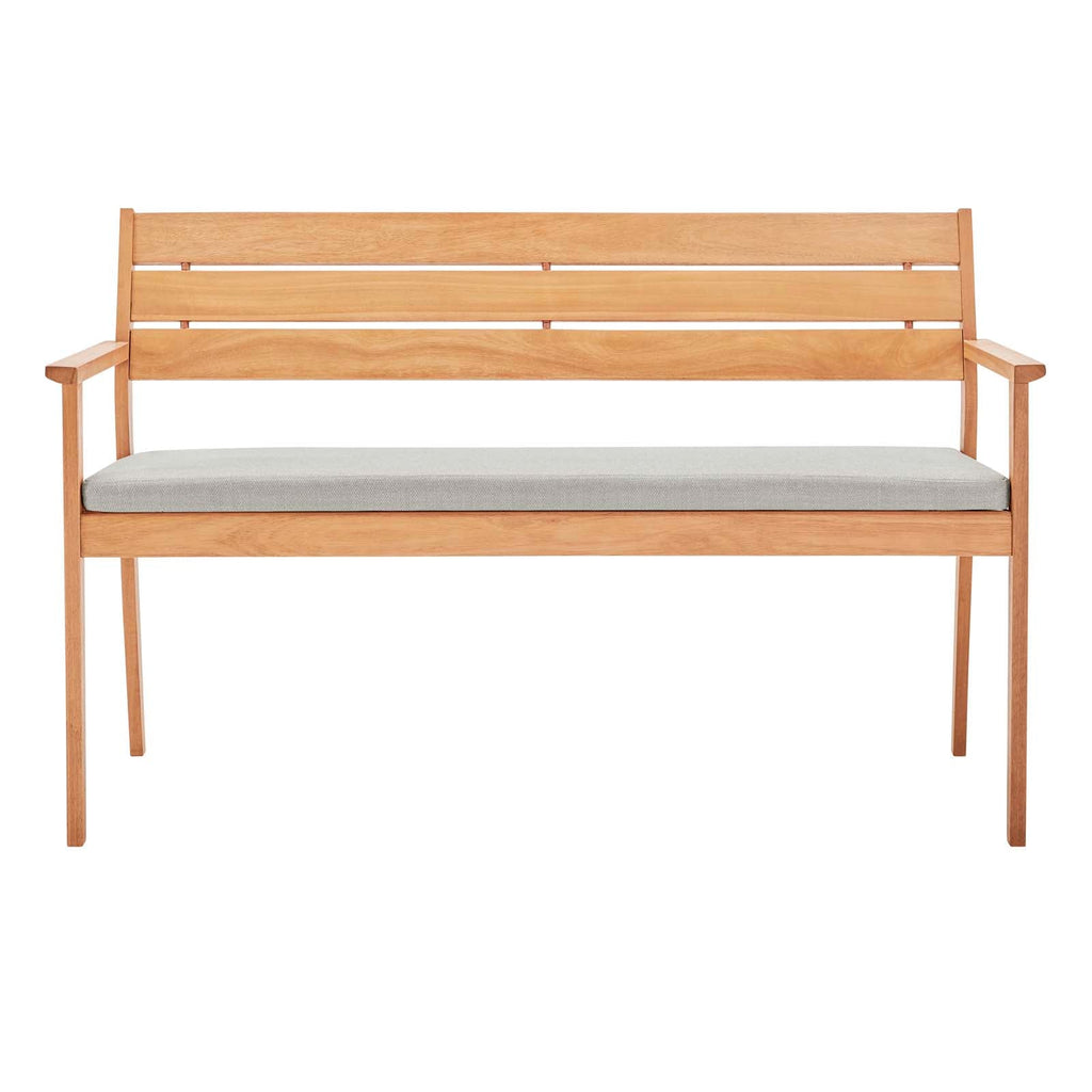 Viewscape Outdoor Patio Ash Wood Loveseat by Modway