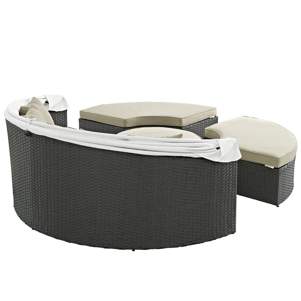 Sojourn Outdoor Patio Sunbrella¨ Daybed by Modway