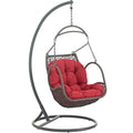 Arbor Outdoor Patio Wood Swing Chair by Modway