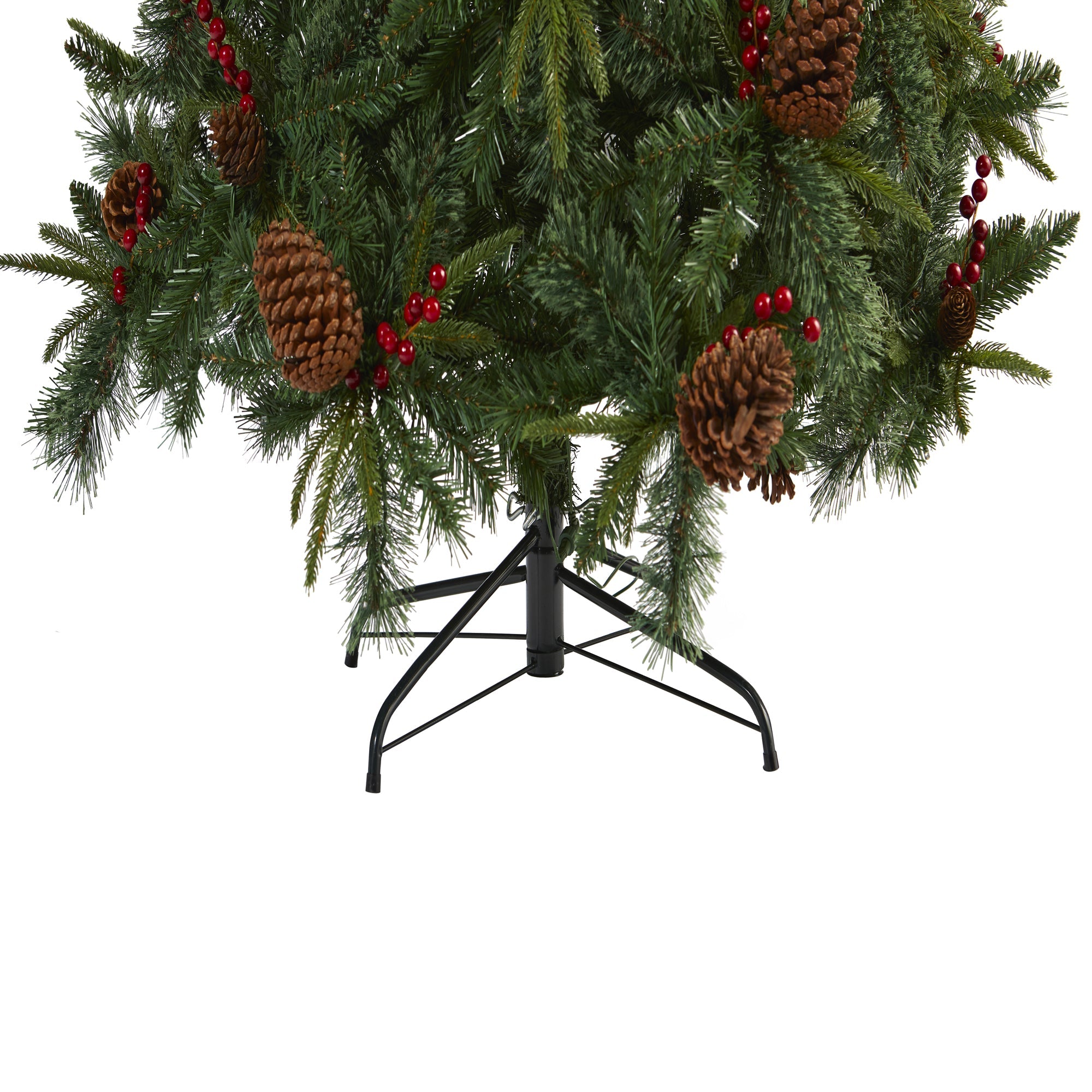 7.5' Norway Mixed Pine Artificial Christmas Tree w/ 450 Clear LED Lights