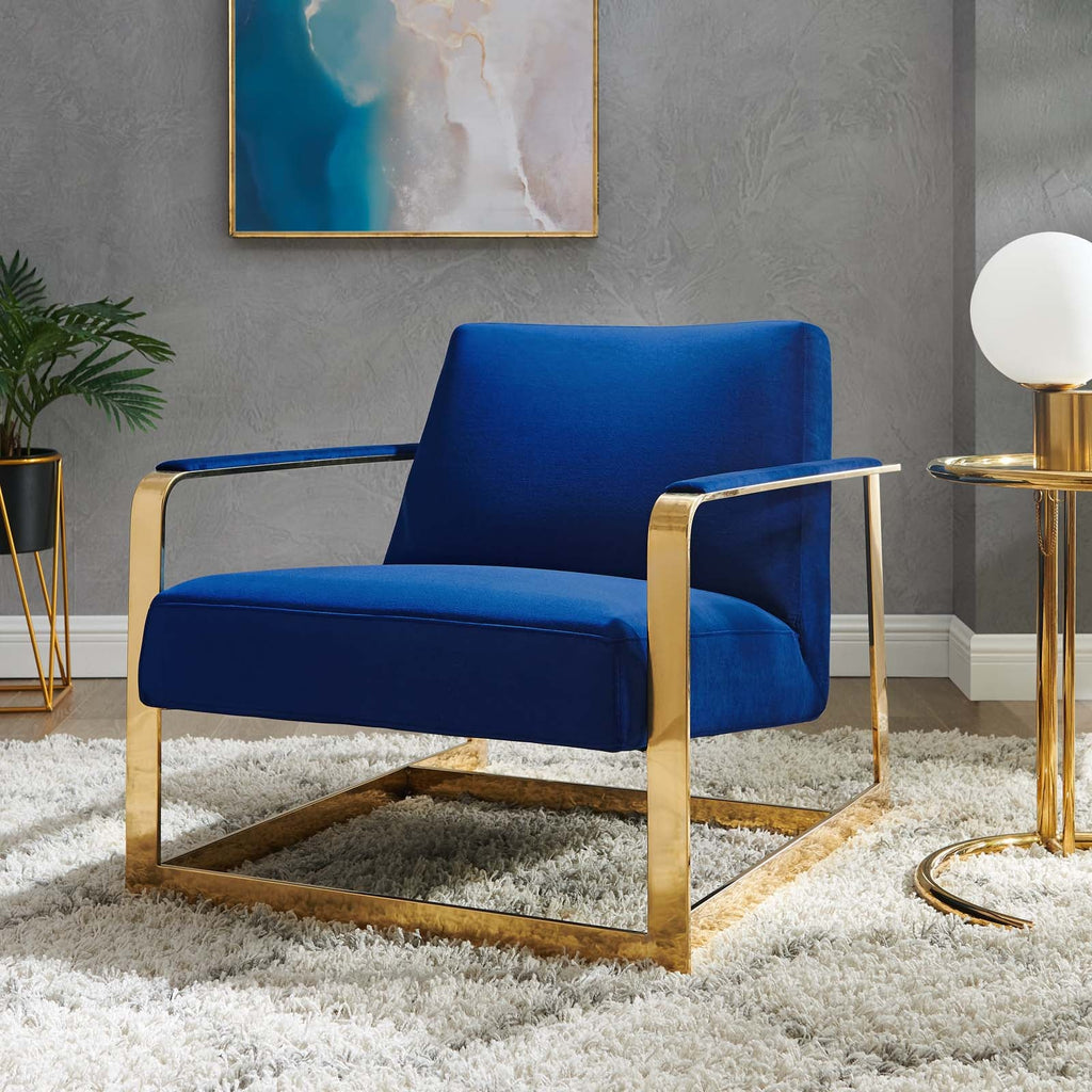 Seg Performance Velvet Accent Chair by Modway