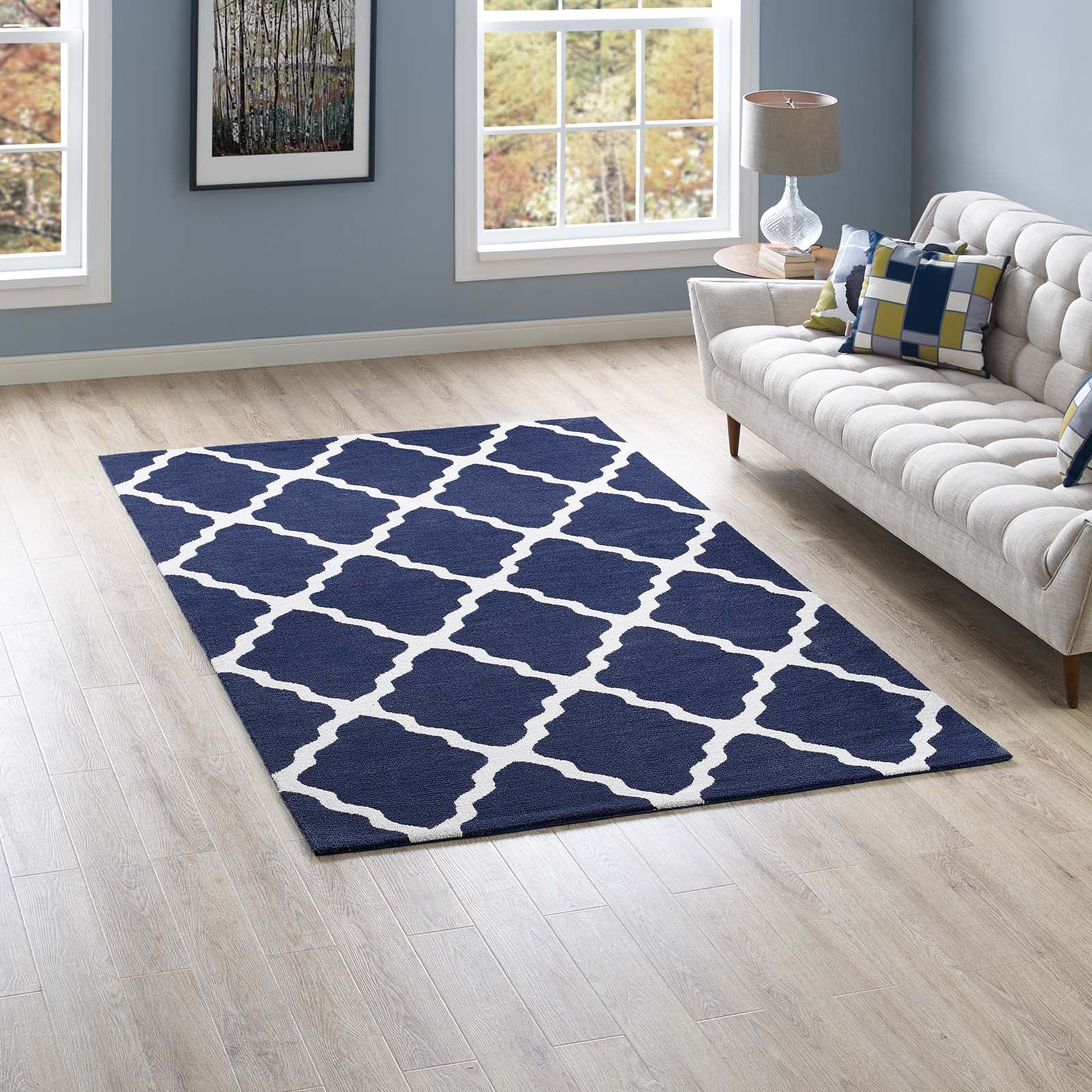 Marja Moroccan Trellis 5x8 Area Rug by Modway