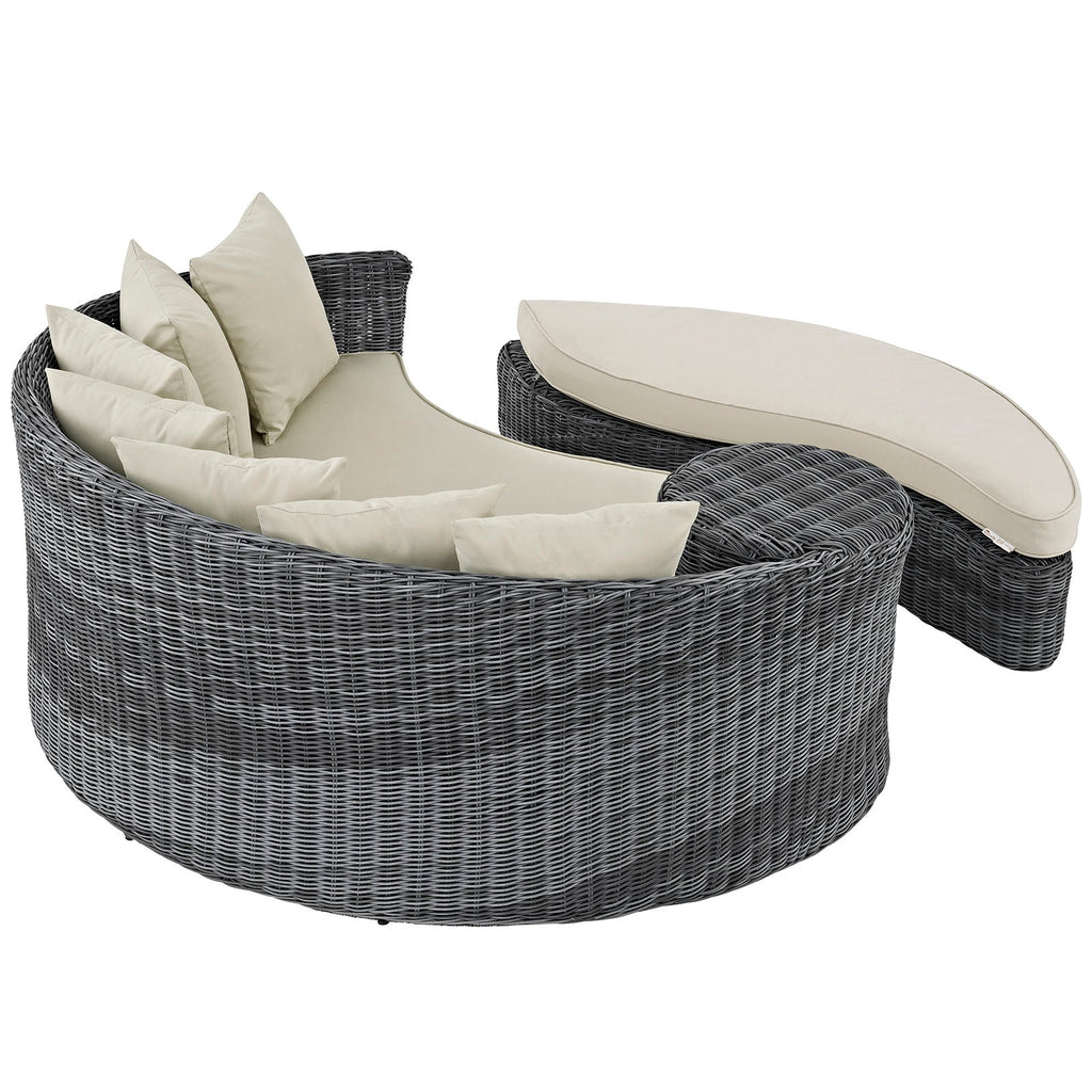 Summon Outdoor Patio Sunbrella¨ Daybed by Modway