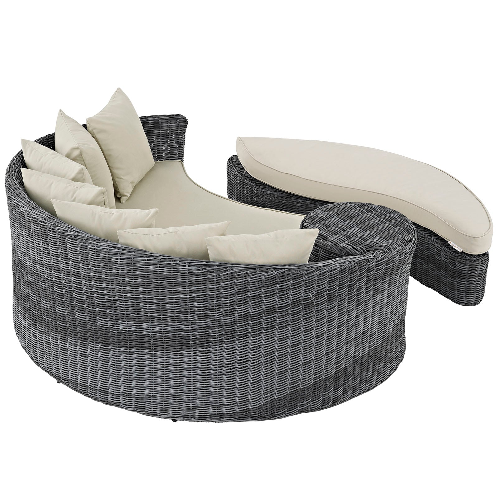 Summon Outdoor Patio Sunbrella¨ Daybed by Modway