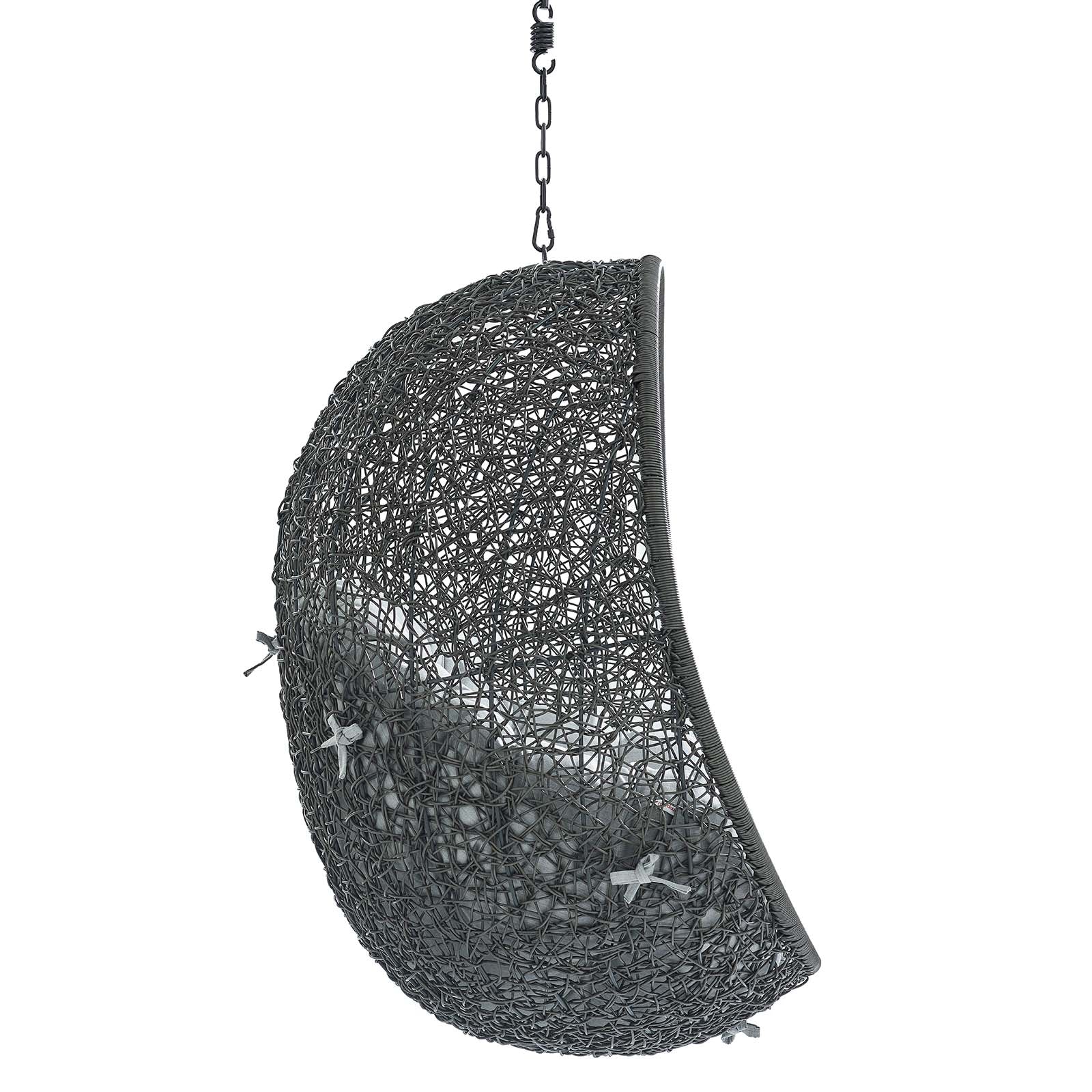 Hide Sunbrella¨ Fabric Swing Outdoor Patio Lounge Chair Without Stand by Modway