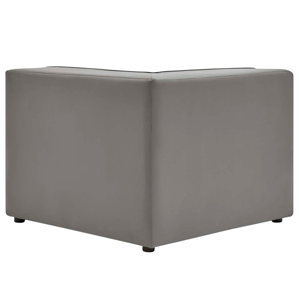 Mingle Vegan Leather Corner Chair by Modway