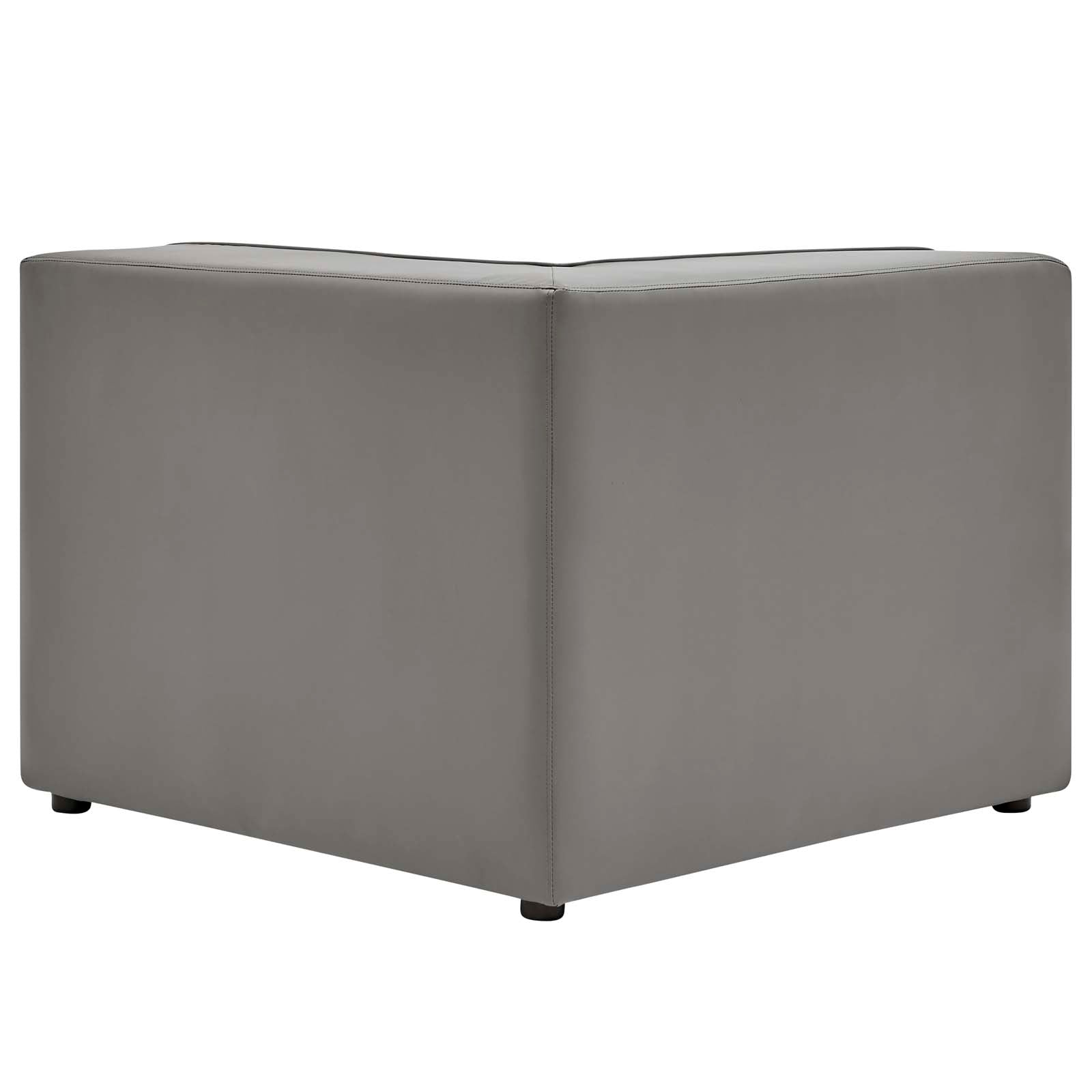 Mingle Vegan Leather Corner Chair by Modway