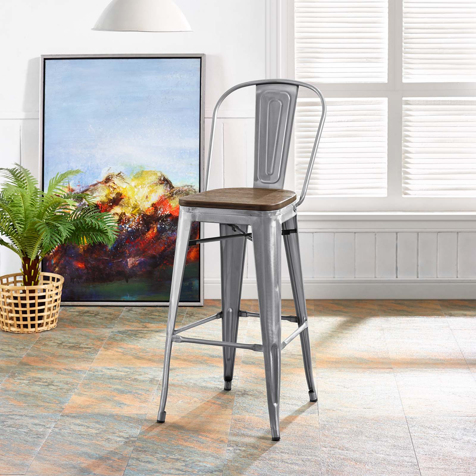 Promenade Bar Stool by Modway