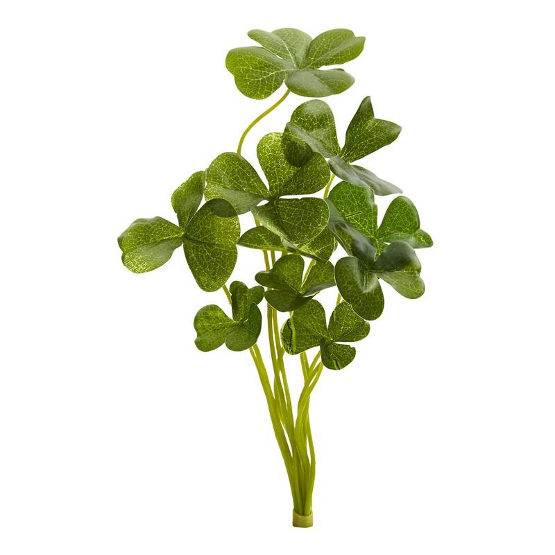 10"  Clover Artificial Plant (Set of 24)