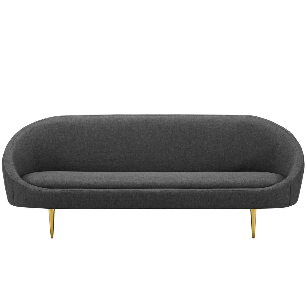 Sublime Vertical Curve Back Fabric Sofa by Modway