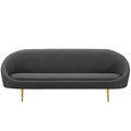 Sublime Vertical Curve Back Fabric Sofa by Modway
