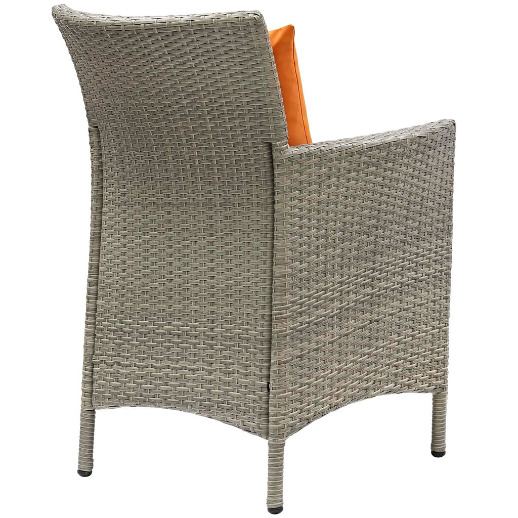 Conduit Outdoor Patio Wicker Rattan Dining Armchair by Modway