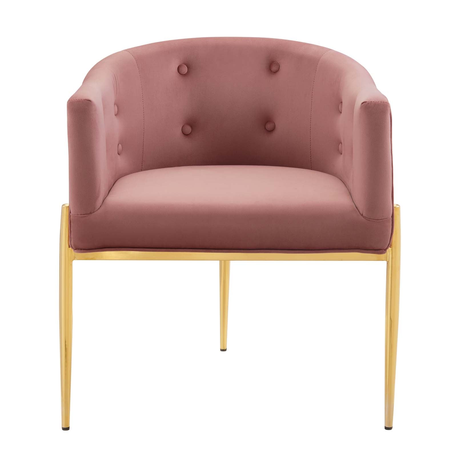 Savour Tufted Performance Velvet Accent Chairs Set of 2 by Modway